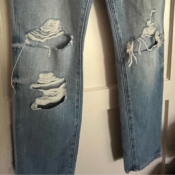 FRAME denim le original skinny in distressed POMDALE size 25 NWT